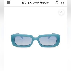 Elisa Johnson Sunglasses - Gigi in Gloss Blue